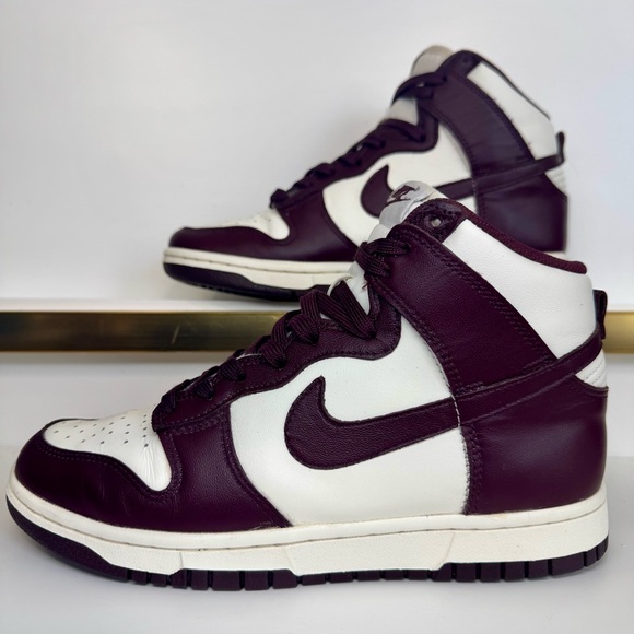 Nike Dunk High Burgundy Crush DD1869-601 Women 7.5 Catalina Wine Mixer Vibes 🍷🚢🪏 - Picture 12 of 15